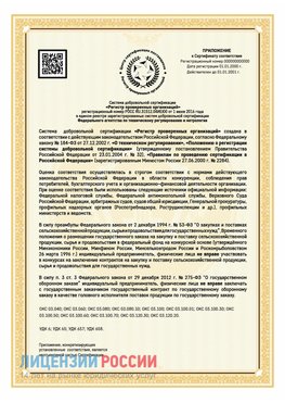 Приложение к сертификату для ИП Назарово Сертификат СТО 03.080.02033720.1-2020